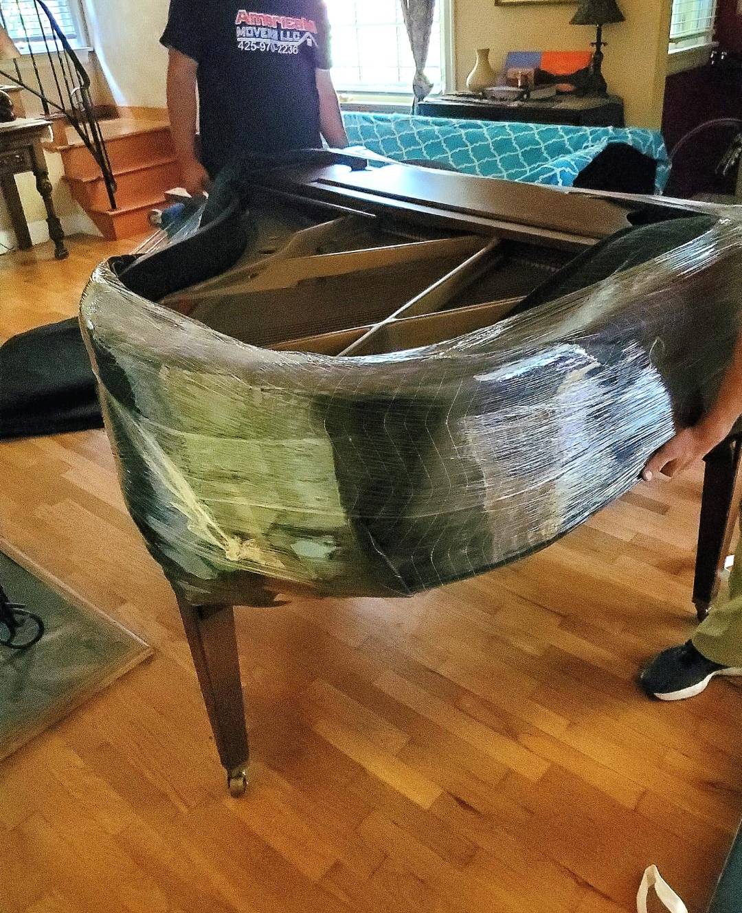 properly wrapped piano